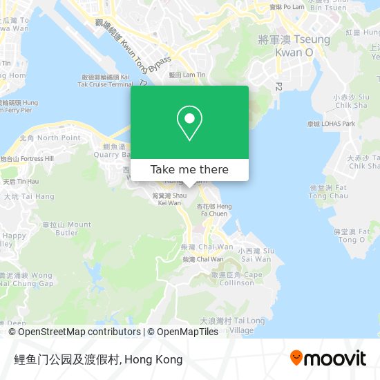 鲤鱼门公园及渡假村地圖