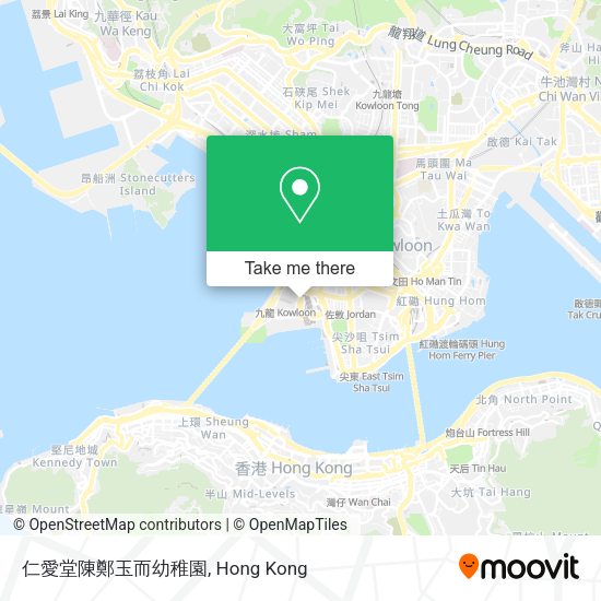 仁愛堂陳鄭玉而幼稚園地圖