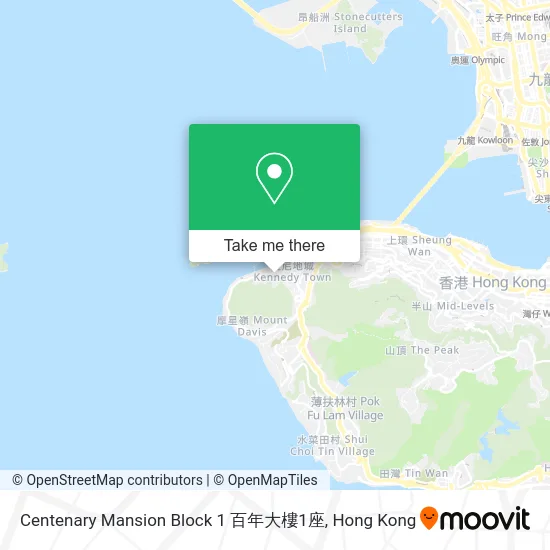 Centenary Mansion Block 1 百年大樓1座 map