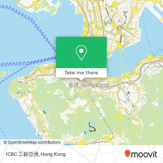 ICBC 工銀亞洲 map