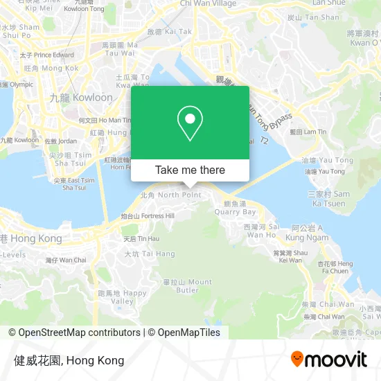 健威花園 map