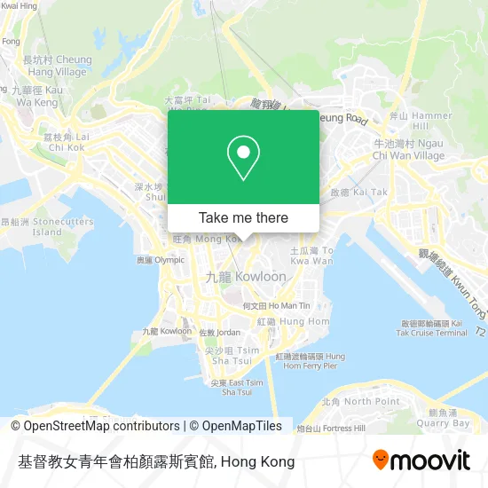 基督教女青年會柏顏露斯賓館地圖