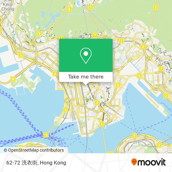 62-72 洗衣街地圖