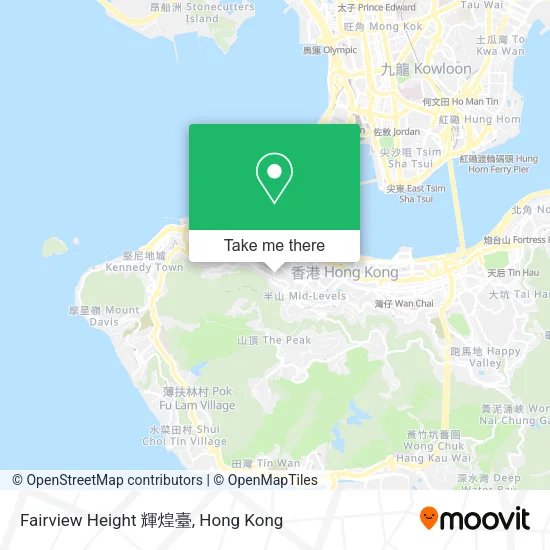 Fairview Height 輝煌臺 map