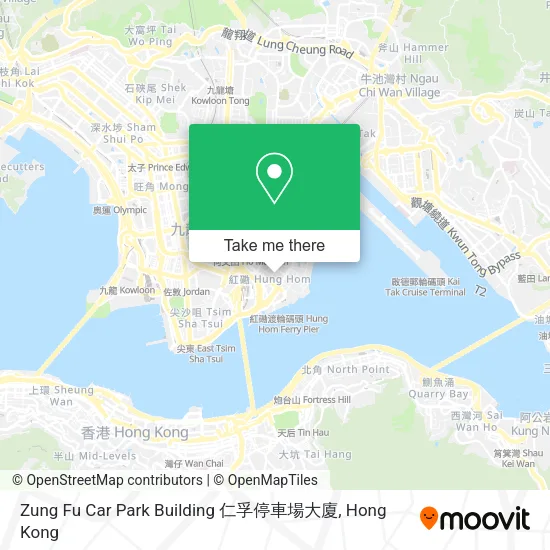 Zung Fu Car Park Building 仁孚停車場大廈 map