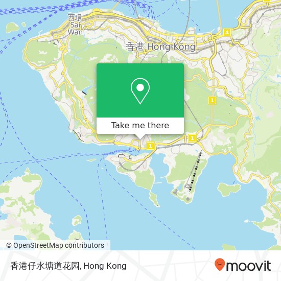 香港仔水塘道花园 map