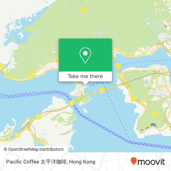 Pacific Coffee 太平洋咖啡 map