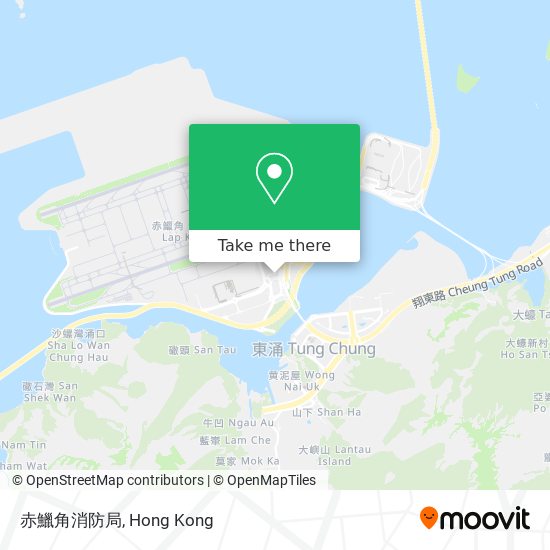 赤鱲角消防局 map