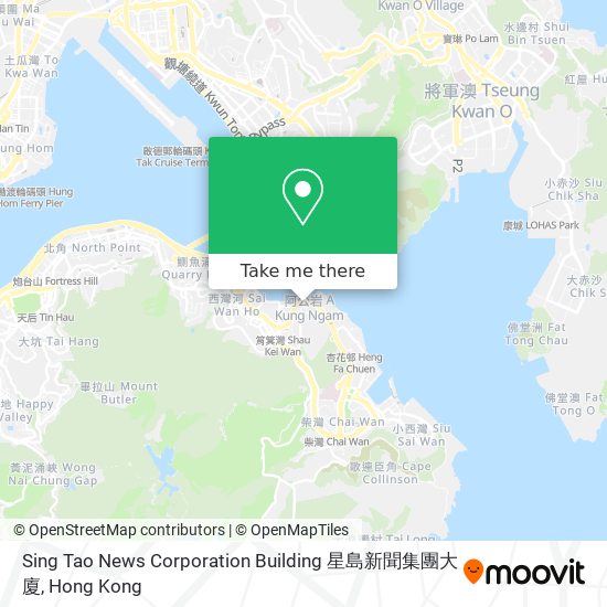 Sing Tao News Corporation Building 星島新聞集團大廈地圖