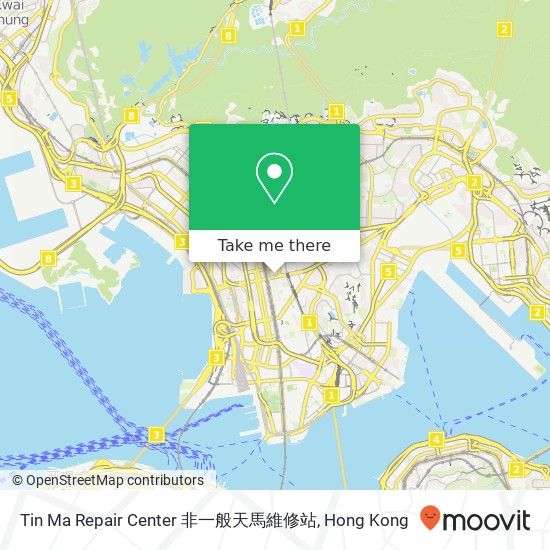 Tin Ma Repair Center 非一般天馬維修站 map