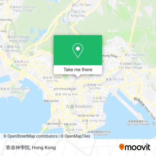 香港神學院 map