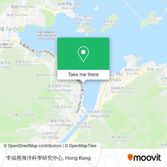 李福善海洋科學研究中心地圖