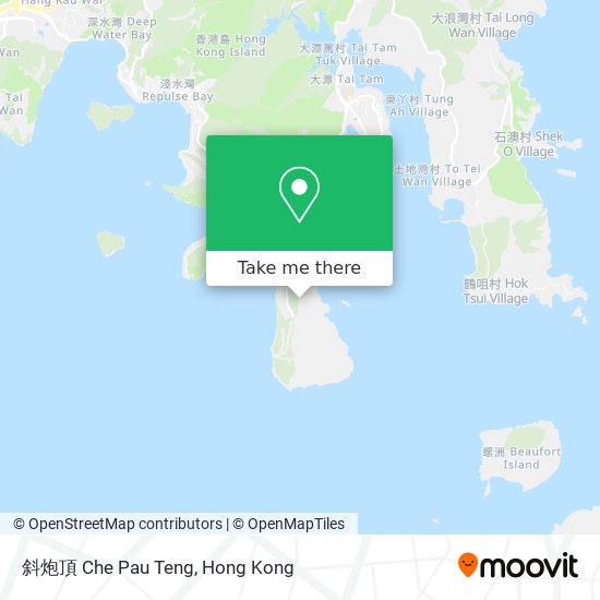 斜炮頂 Che Pau Teng地圖