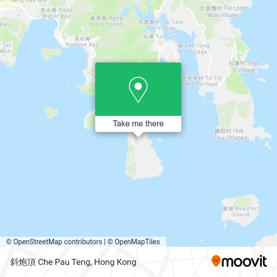 斜炮頂 Che Pau Teng map