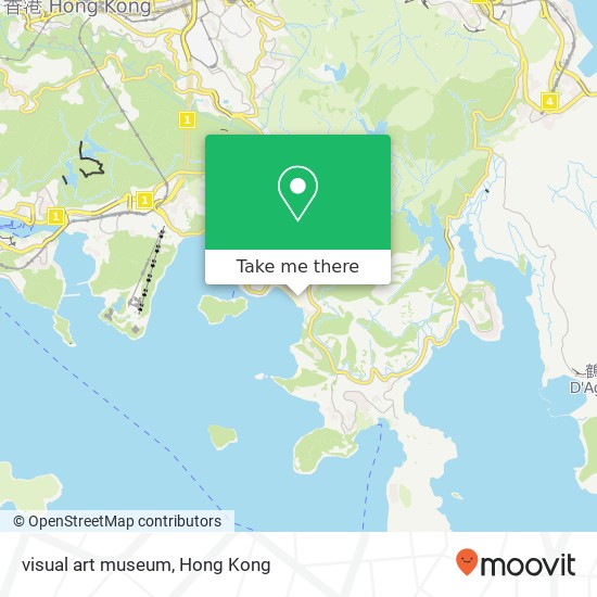 visual art museum map