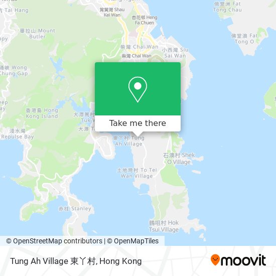 Tung Ah Village 東丫村地圖