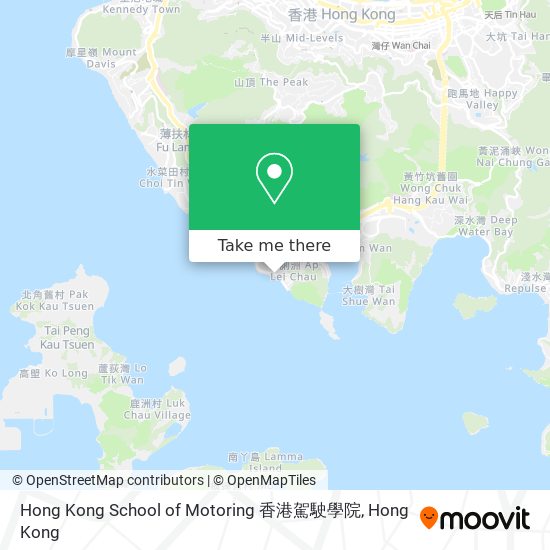 Hong Kong School of Motoring 香港駕駛學院地圖