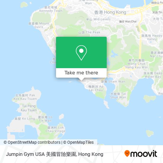 Jumpin Gym USA 美國冒險樂園 map