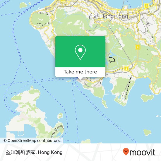 盈暉海鮮酒家 map