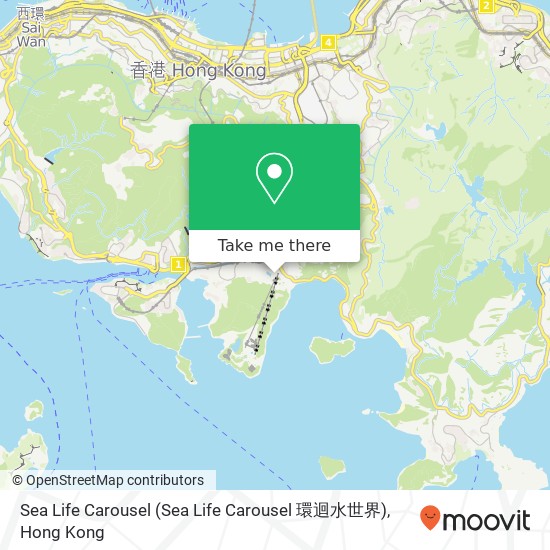 Sea Life Carousel map