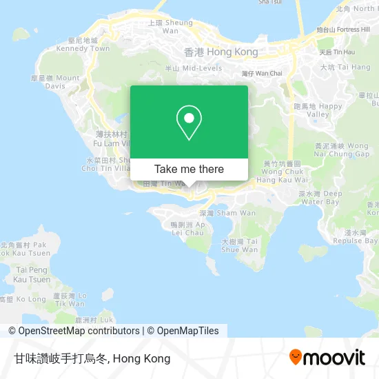 甘味讚岐手打烏冬 map