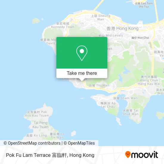 Pok Fu Lam Terrace 富臨軒地圖