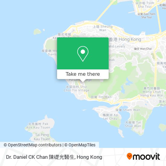 Dr. Daniel CK Chan 陳礎光醫生 map