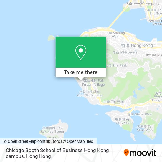 Chicago Booth School of Business Hong Kong campus map
