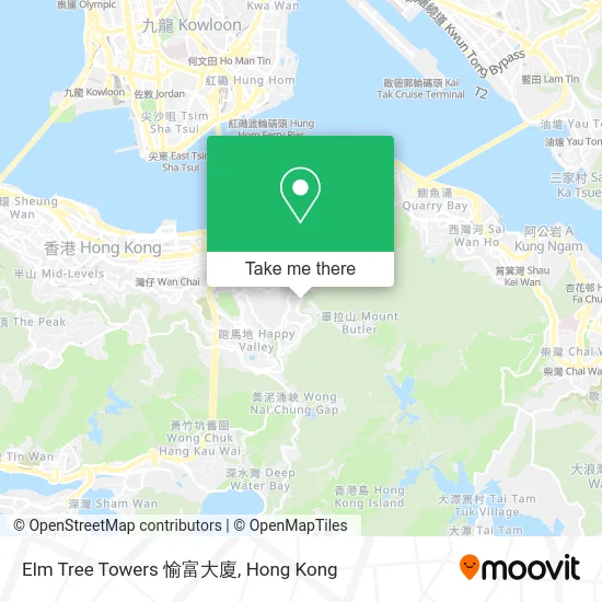 Elm Tree Towers 愉富大廈 map