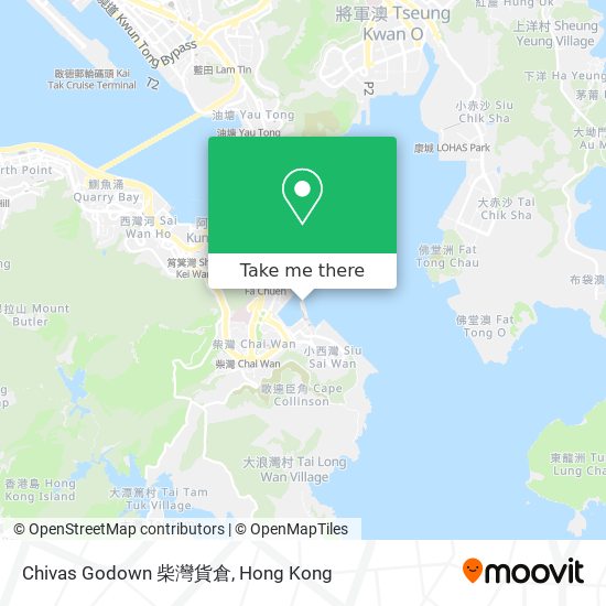 Chivas Godown 柴灣貨倉 map