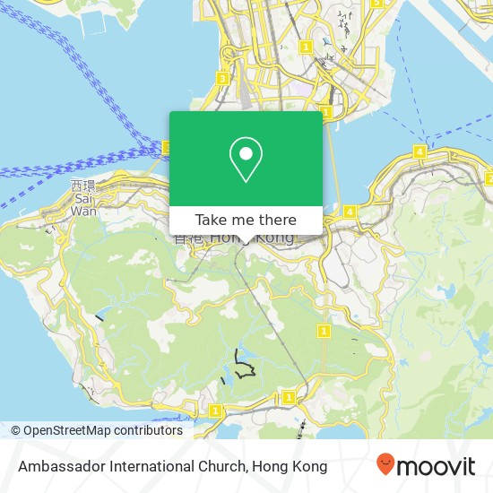 Ambassador International Church map