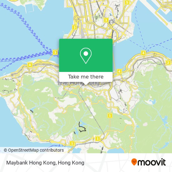 Maybank Hong Kong地圖