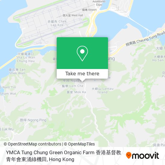 YMCA Tung Chung Green Organic Farm 香港基督教青年會東涌綠機田 map