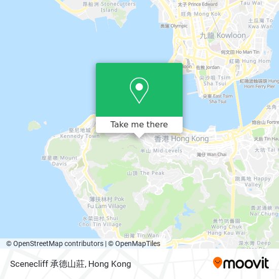 Scenecliff 承德山莊 map