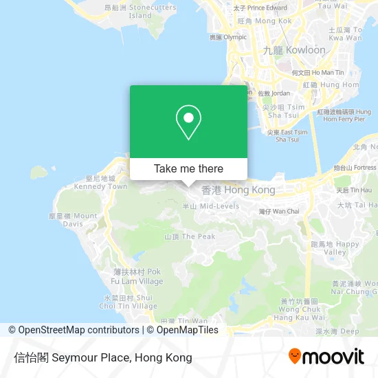 信怡閣 Seymour Place地圖
