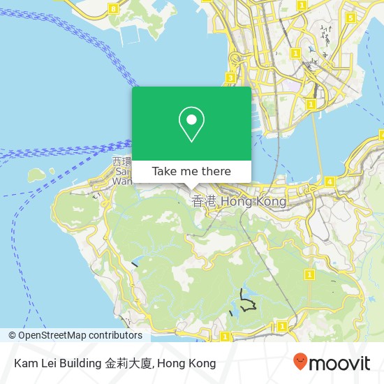 Kam Lei Building 金莉大廈 map