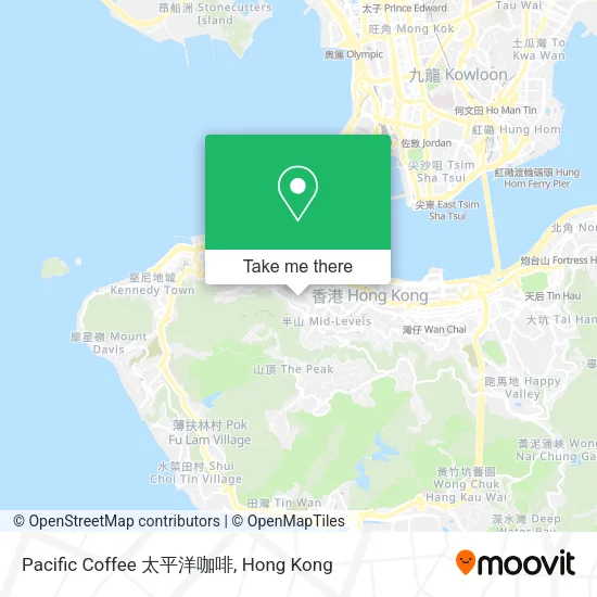 Pacific Coffee 太平洋咖啡 map
