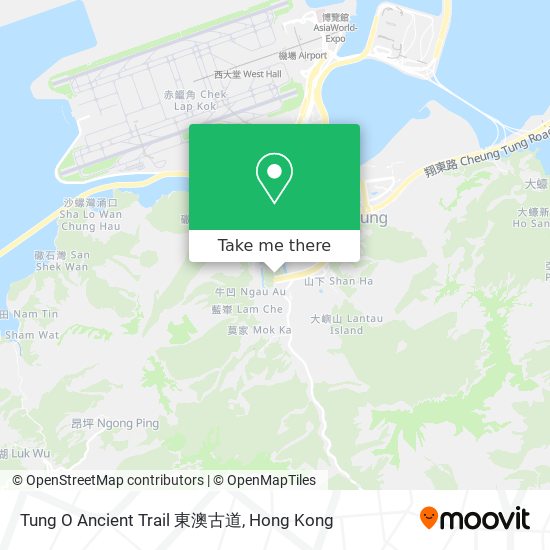 Tung O Ancient Trail 東澳古道 map