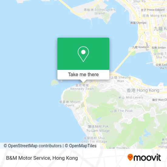 B&M Motor Service map