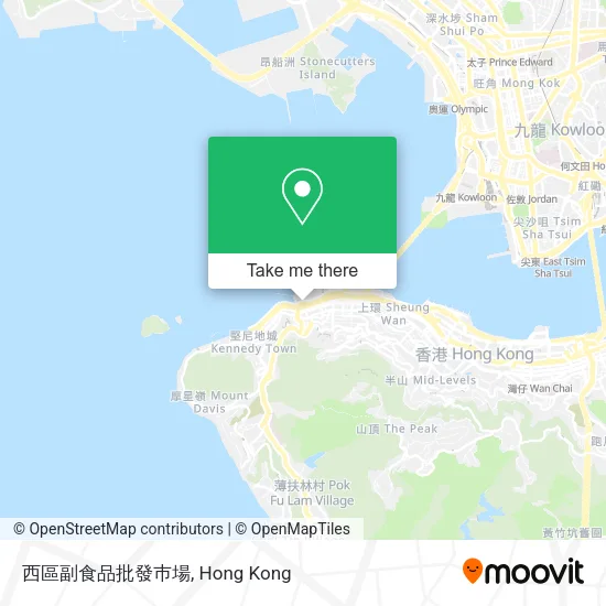 西區副食品批發巿場 map