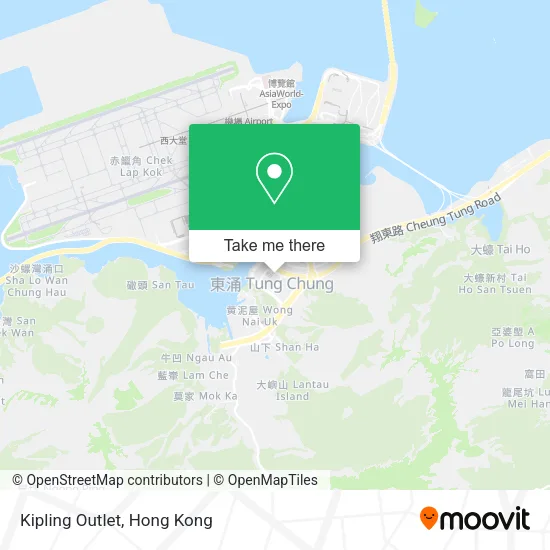 Kipling Outlet map