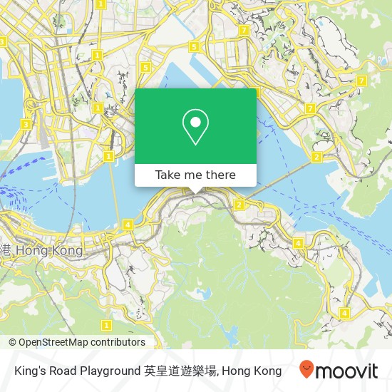 King's Road Playground 英皇道遊樂場地圖