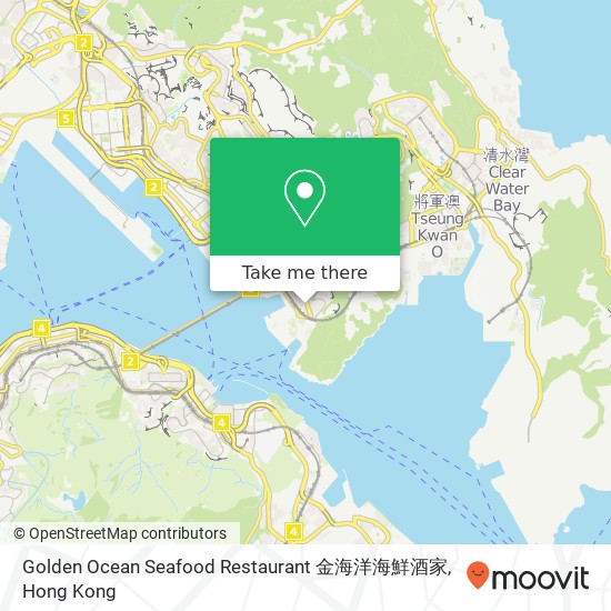 Golden Ocean Seafood Restaurant 金海洋海鮮酒家 map