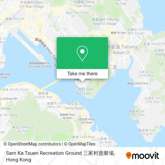 Sam Ka Tsuen Recreation Ground 三家村遊樂場地圖