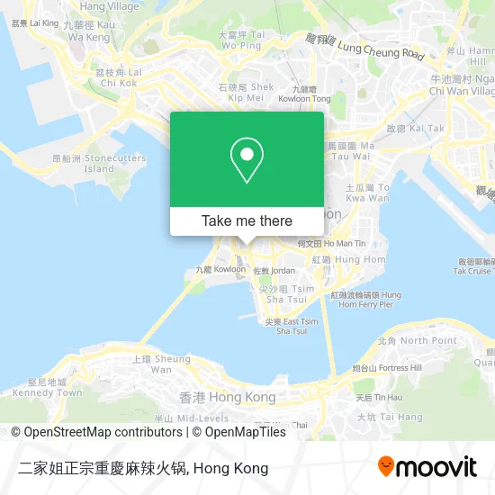 二家姐正宗重慶麻辣火锅地圖