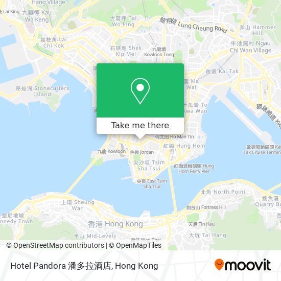 Hotel Pandora 潘多拉酒店 map