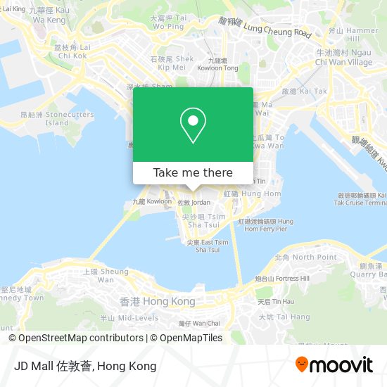 JD Mall 佐敦薈 map