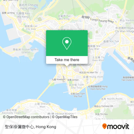 聖保祿彌撒中心地圖