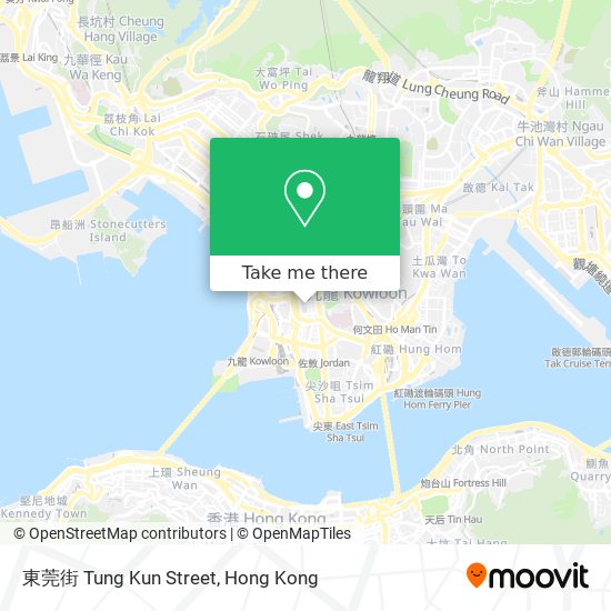 東莞街 Tung Kun Street map