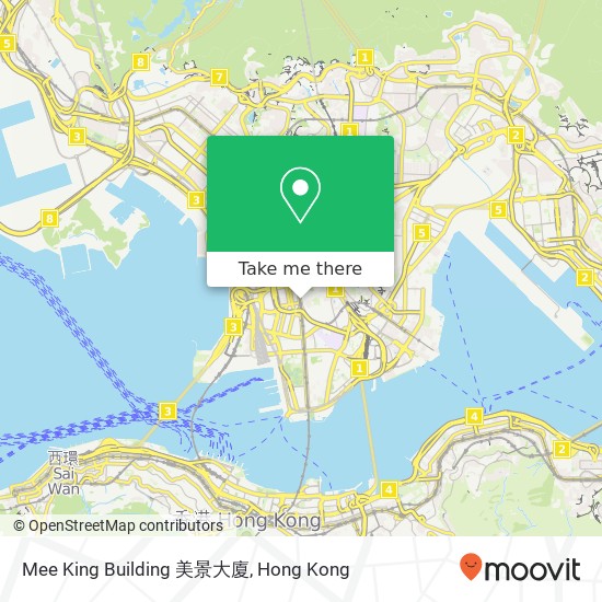 Mee King Building 美景大廈 map